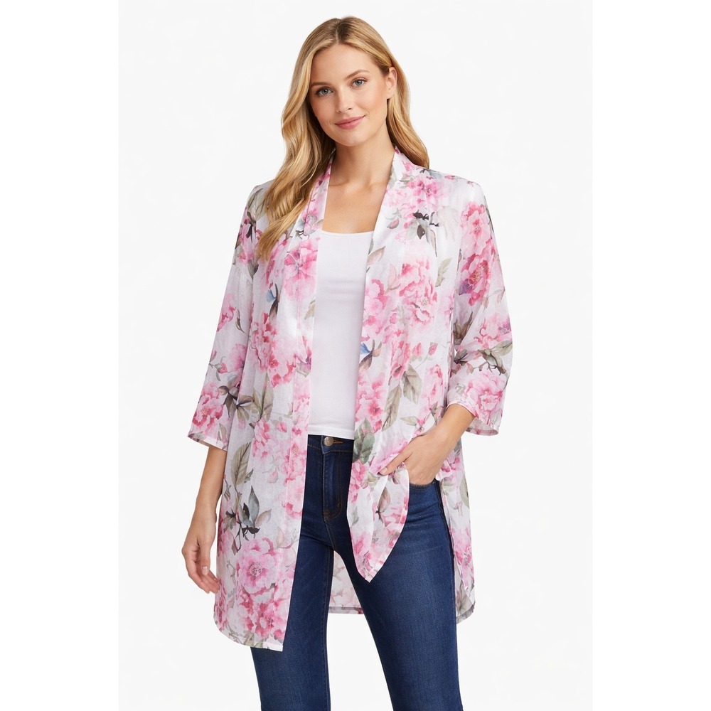 Show Me Your Mumu Open Drape Floral Cardigan Women's size OS One Size